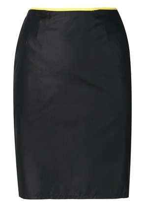 Helmut Lang Pre-Owned fitted mini skirt - Black