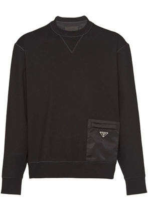 Prada pocket-detail sweatshirt - Black