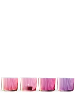 LSA International Gems tealight holder set - Pink