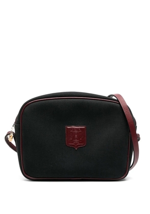 Celine Pre-Owned 1980s logo patch camera bag - Black