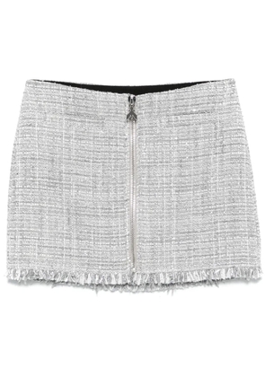Patrizia Pepe tweed mini skirt - Grey