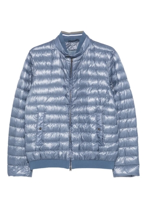 Herno quilted zip-front jacket - Blue