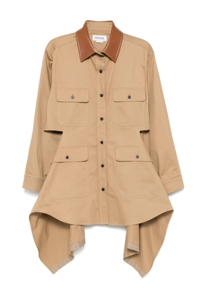 Monse deconstructed cargo jacket - Brown