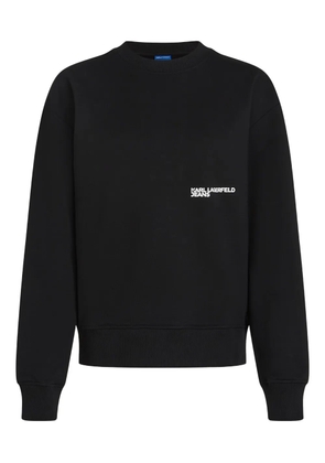 Karl Lagerfeld Jeans logo-print sweatshirt - Black