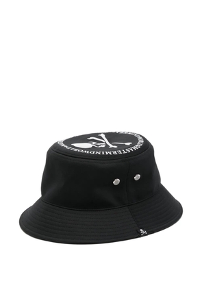 Mastermind World logo-print bucket hat - Black
