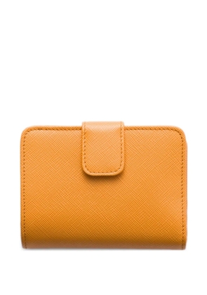 Prada small textured wallet - Orange
