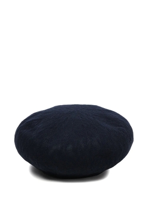 Neighborhood embroidered cotton-blend beret - Blue