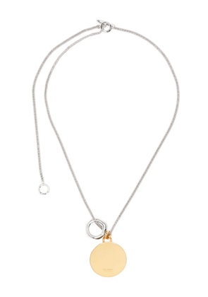 Jil Sander medallion-pendant necklace - Gold