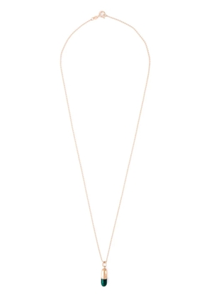 True Rocks small pill pendant necklace - Metallic