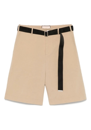 Plan C cotton shorts - Neutrals