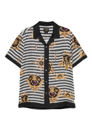 Camilla camp-collar shirt - Black