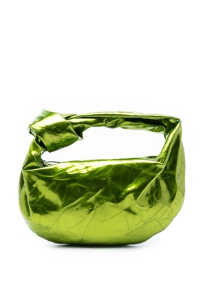 Bottega Veneta Pre-Owned 2012-2025 Mini Metallic Crushed Calfskin Jodie hobo bag - Green
