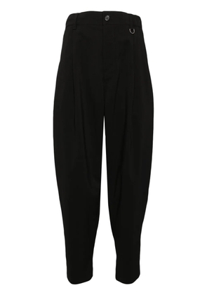 SONGZIO pleated tapered trousers - Black
