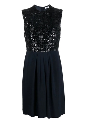 Christian Dior Pre-Owned 2000s sequinned silk dress - Blue