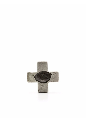 Parts of Four 12mm cross earring - Silver