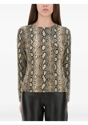 Michael Michael Kors animal-print blouse - Neutrals