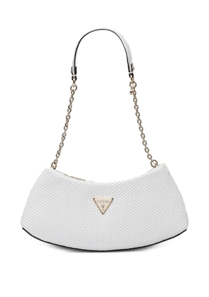 GUESS USA Phaedra textured shoulder bag - White