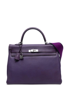 Hermès Pre-Owned 2013 Togo Kelly II Retourne 35 satchel - Purple
