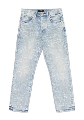 Purple Brand rhinestone-embellished jeans - Blue