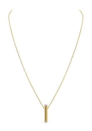 Pragnell 18kt yellow gold Eclipse diamond drop necklace