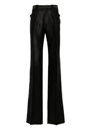 Maison Margiela herringbone straight-leg trousers - Black