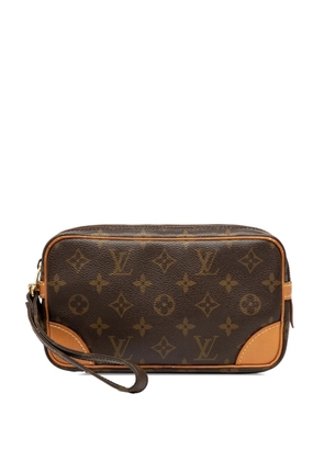 Louis Vuitton Pre-Owned 1994 Monogram Marly Dragonne PM clutch bag - Brown