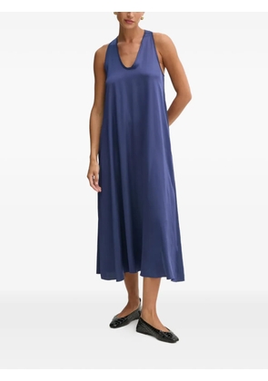 FRACOMINA v-neck pocket dress - Blue