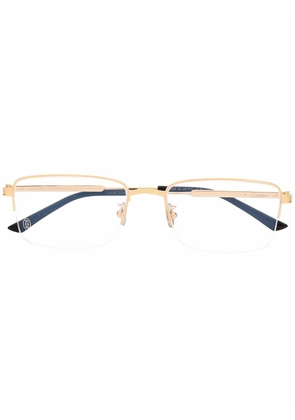 Cartier Eyewear rectangle-frame glasses - Gold