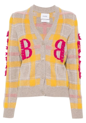 Barrie logo-detail cashmere cardigan - Neutrals