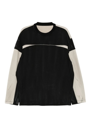 CROQUIS dirty-wash designed sweatshirt - Black