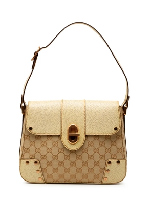 Gucci Pre-Owned 2000-2015 GG Canvas Turnlock shoulder bag - Brown