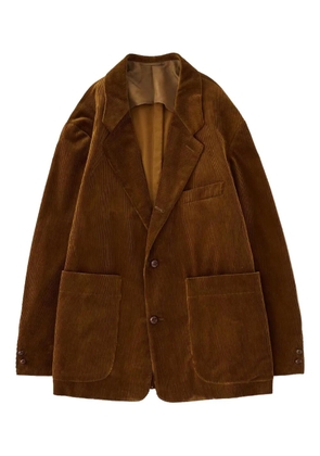 Studio Nicholson single-breasted blazer - Brown