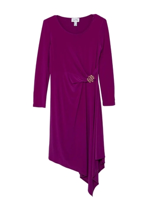 Joseph Ribkoff asymmetrical buckle dress - Purple