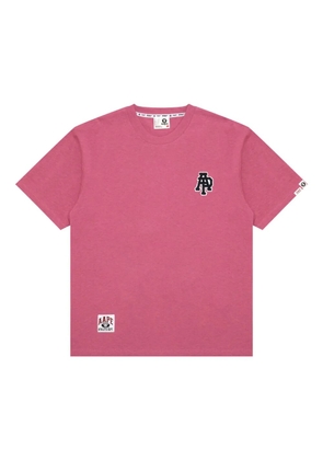 AAPE BY *A BATHING APE® logo-print cotton T-shirt - Pink