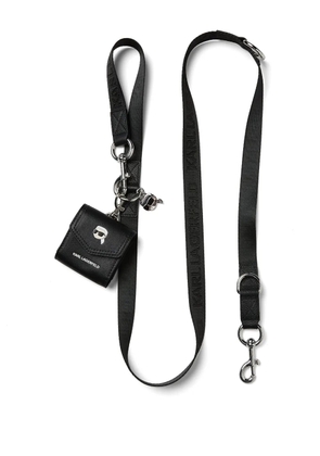 Karl Lagerfeld Pet leash and pouch set - Black
