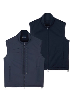 Paul & Shark reversible zip-fastening gilet - Blue