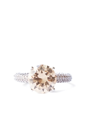 Izabel Display Mega Circle pavé ring - Neutrals