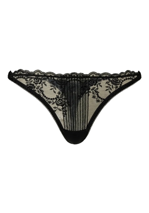 TWINSET lace thong - Black