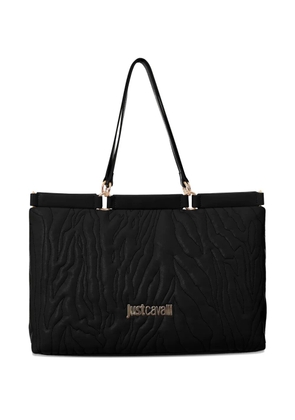 Just Cavalli quilted tote bag - Black