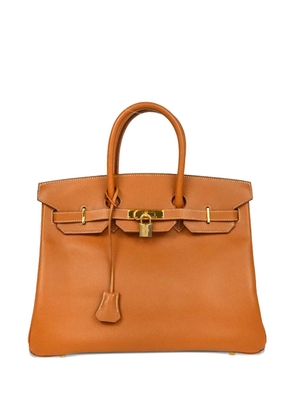 Hermès Pre-Owned 1996 Courchevel Birkin 35 handbag - Brown