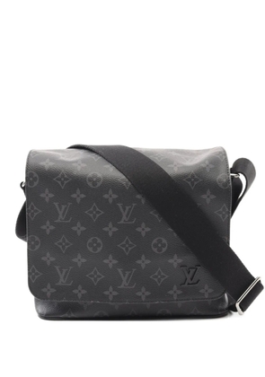 Louis Vuitton Pre-Owned 2017 monogram eclipse shoulder bag - Black