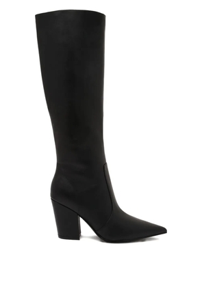 GUESS USA 85mm Nariel pointed block-heel boots - Black