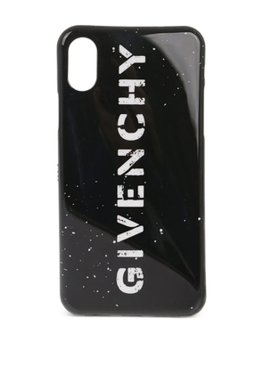Givenchy logo-print iPhone X case - Black