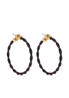 Charriol Love Twist hoop earrings - Gold