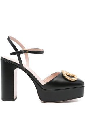 Valentino Garavani 110mm VLogo Signature platform pumps - Black