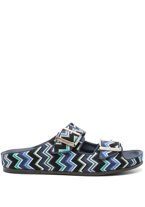 Missoni zigzag sandals - Blue