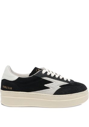 MOA CONCEPT logo suede sneakers - Black