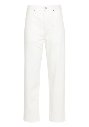 Jil Sander mid-rise straight jeans - White