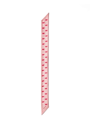 Prada lips-print scarf - Pink