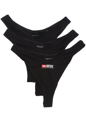 Diesel Punchy-D-Core thongs pack (pack of three) - Black
